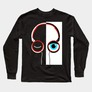 Over-Ear Headphones Long Sleeve T-Shirt